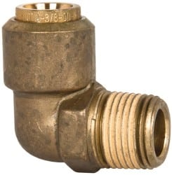 Push-To-Connect Tube to Male & Tube to Male NPT Tube Fitting: 3/8