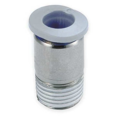 Hex Adapter, 5/32 in Tube Size, Polybutylene, White, 10 PK MPN:M222A0405