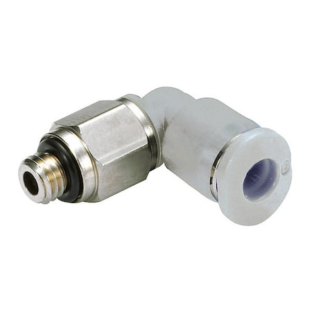Swivel Elbow, 1/4 in Tube Size, Polybutylene, White, 10 PK MPN:M22470406