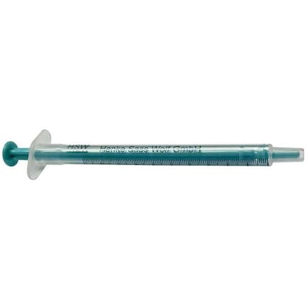 1 mL Plastic Syringe, Luer Slip, PK100 MPN:NJ-9166017-02
