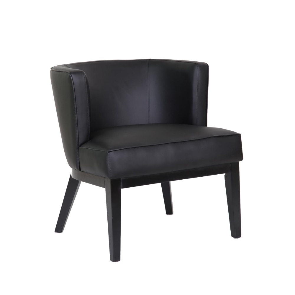 Boss Office Products Ava Accent Chair, Black MPN:B529BK-BK