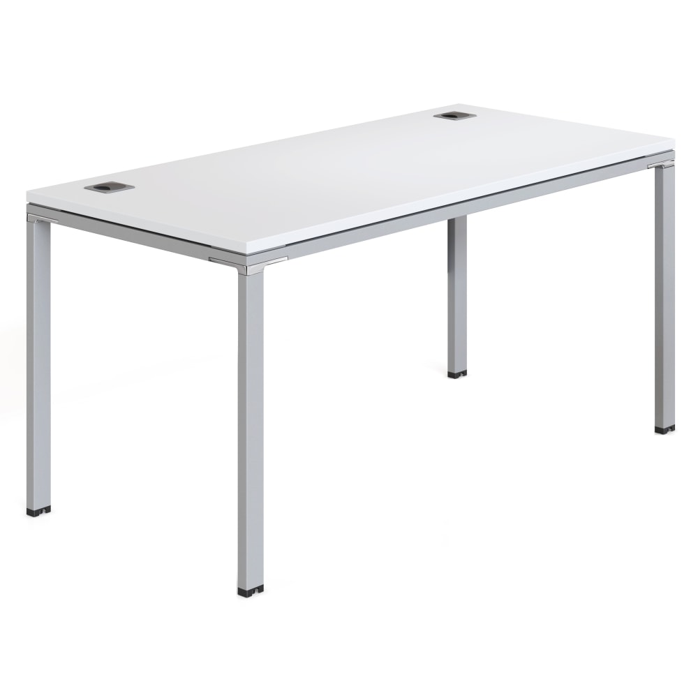 Boss Office Products Simple System Workstation, 71in x 30in, White MPN:SGSD001-203-WT