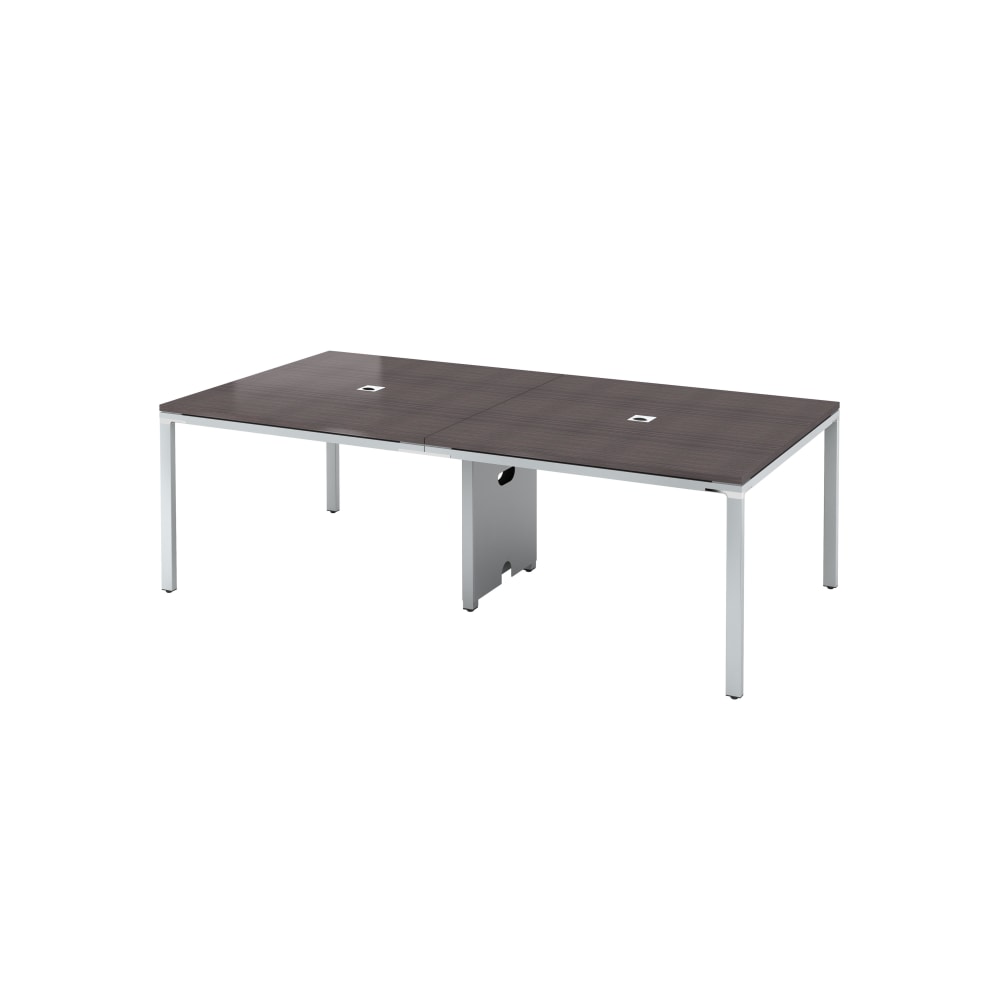 Boss Office Products Simple System Rectangular Conference Table, 29-1/2inH x 95inW x 47inD, Driftwood MPN:S402