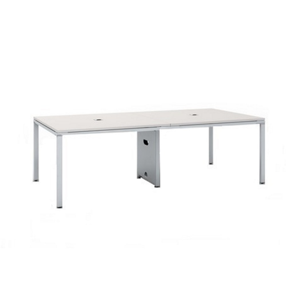 Boss Office Products Simple System Rectangular Conference Table, 29-1/2inH x 95inW x 47inD, White MPN:S402-WT