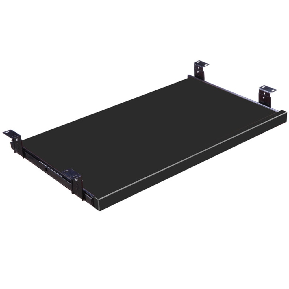 Boss Office Products Keyboard Tray, 1-1/4inH x 23-1/2inW x 14-1/2inD, Black MPN:N200-BK