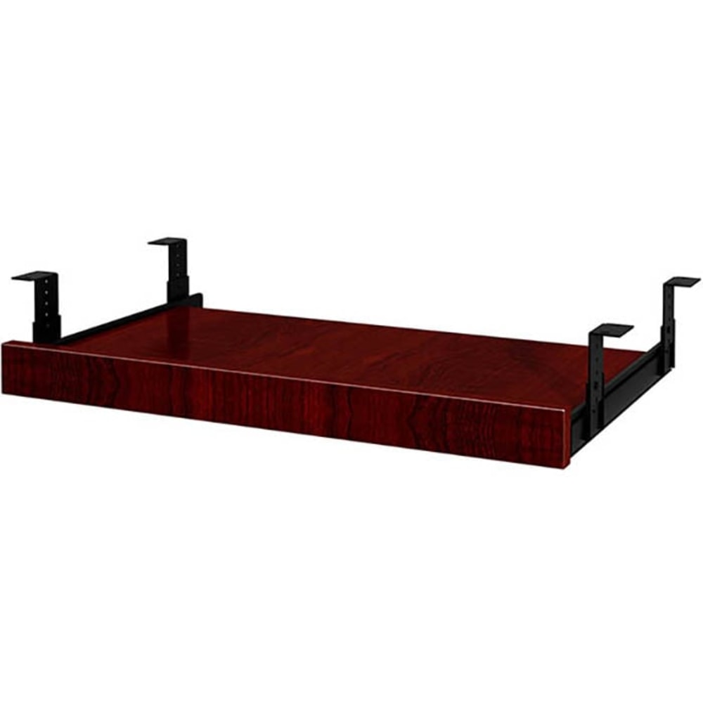Boss Office Products Keyboard Tray, 1-1/4inH x 23-1/2inW x 14-1/2inD, Mahogany MPN:N200-M