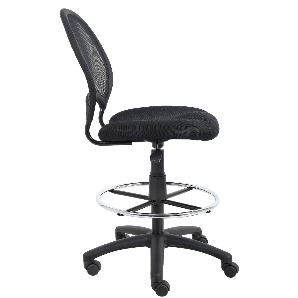 Boss Office Products Mesh Drafting Stool, Black MPN:B16215