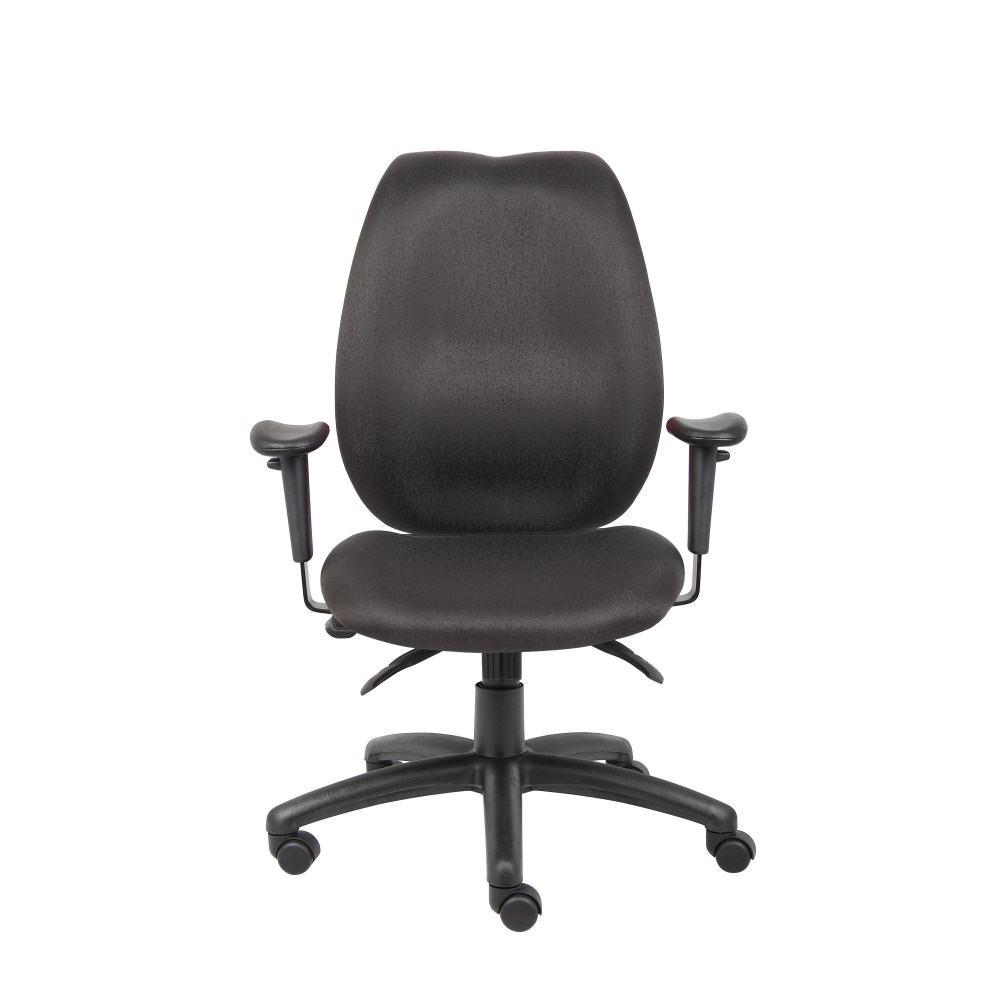 Boss Office Products Ergonomic Fabric High-Back Task Chair, Black MPN:B1002-BK