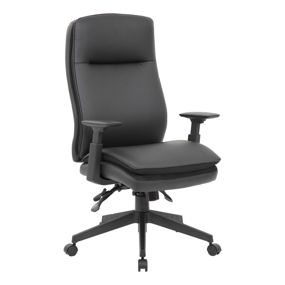 Boss Office Products Caressoft Executive Ergonomic High-Back Chair, Black MPN:B730-BK
