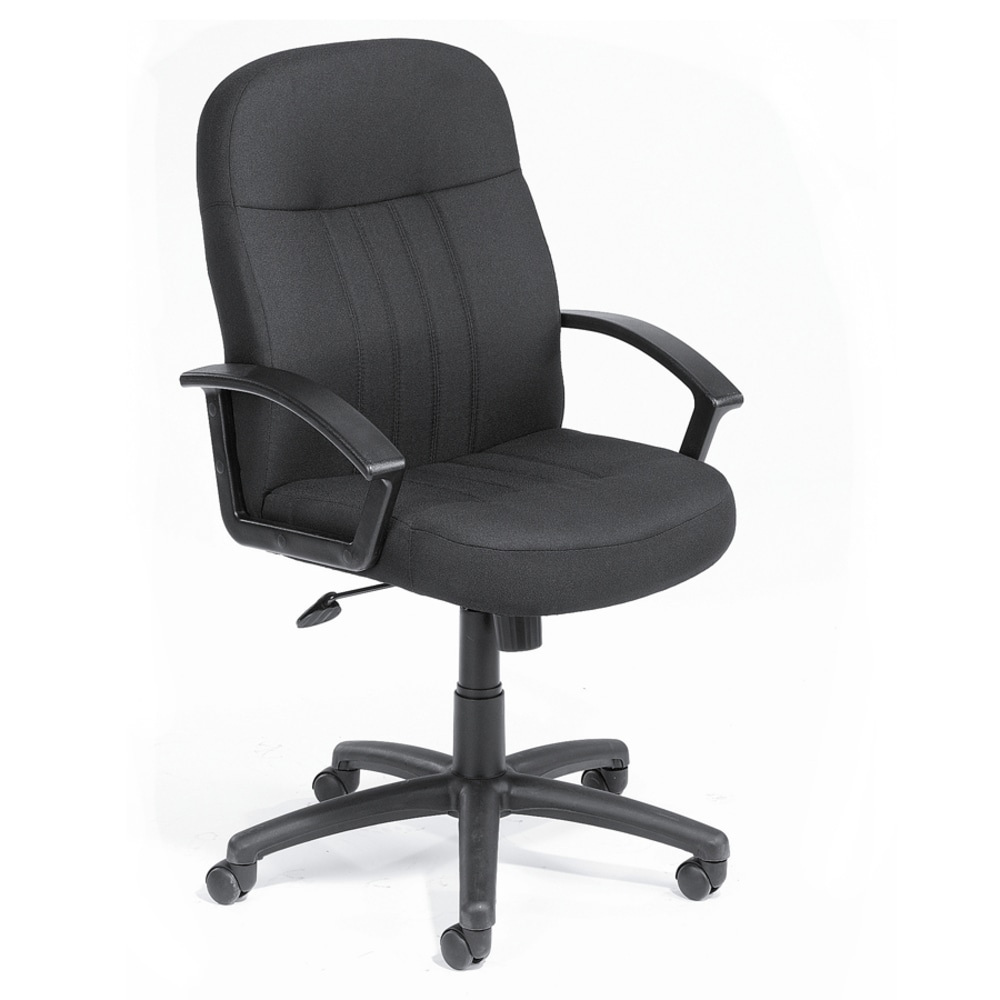 Boss Office Products Mid-Back Fabric Chair, Black MPN:B8306-BK