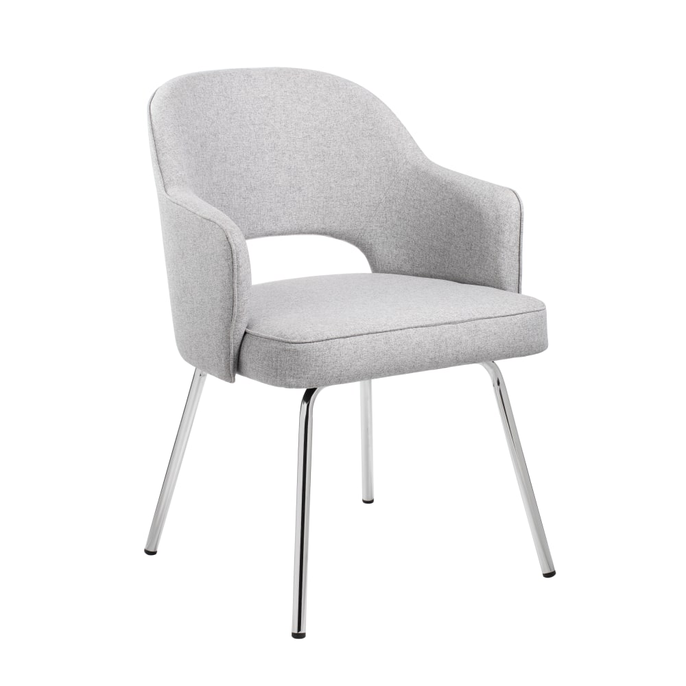 Boss Office Products Linen Guest Chair, Gray MPN:B489C-GY