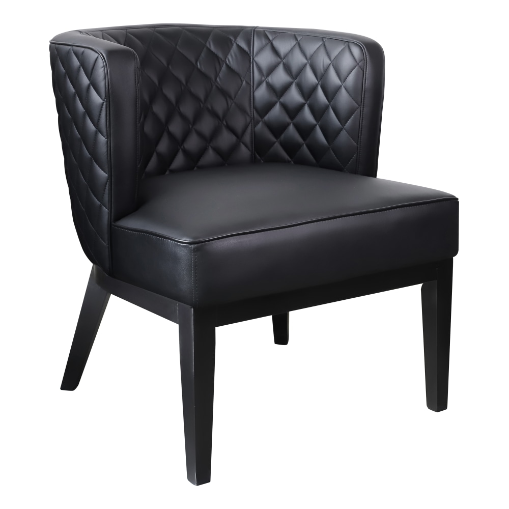 Boss Office Products Ava CaressoftPlus Accent Chair, Black MPN:B529QBK-BK