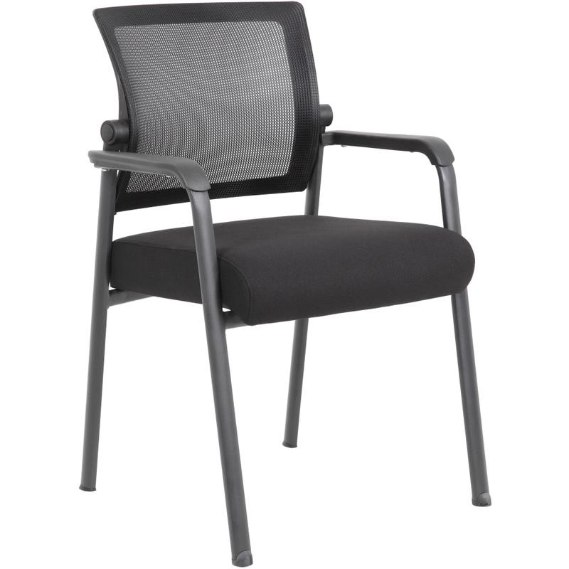 Boss Office Products Mesh 4-Legged Guest Chair, Black MPN:B6889-BK