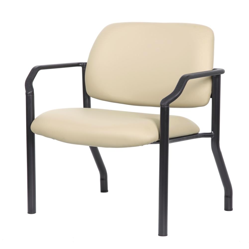 Boss Office Products Mid-Back Guest Chair With Arms, Heavy Duty, Beige MPN:B9591AM-BG-500