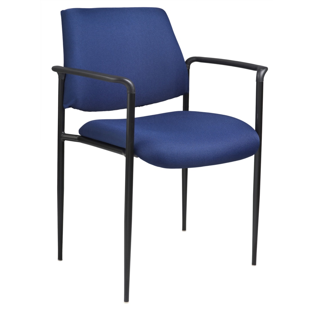 Boss Office Products Mesh-Back Stackable Chair, Blue MPN:B9503-BE