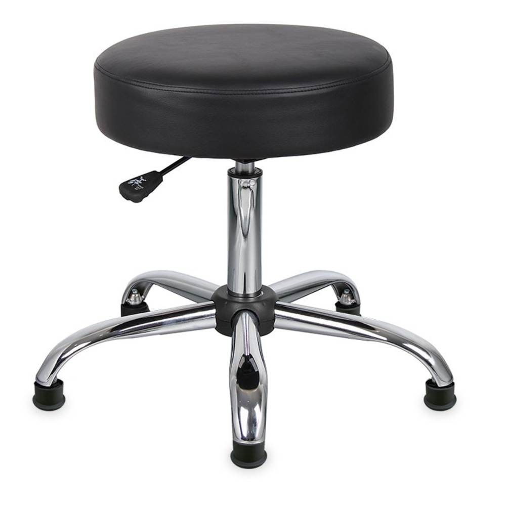 Boss Office Products Adjustable Antimicrobial Drafting Stool With Glides, Black MPN:B240-BK+TU021