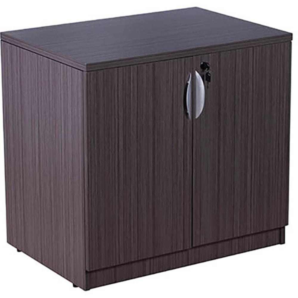 Boss Office Products 31inW Storage Cabinet, Driftwood MPN:N113-DW