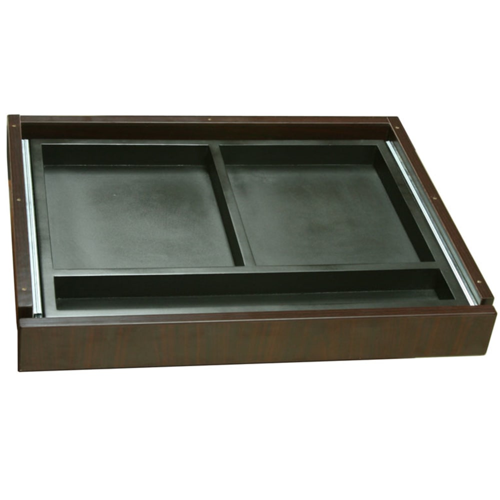 Boss Office Products Center Drawer, 2-1/2in x 24in, Mahogany MPN:N185-M