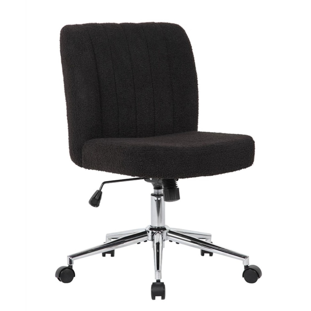 Boss Office Products Boucle Fabric Mid-Back Task Chair, Black MPN:B4035C-BBK