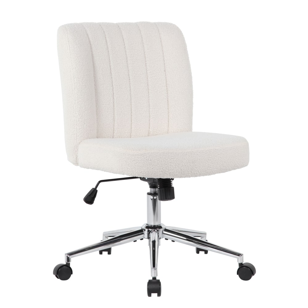 Boss Office Products Boucle Fabric Mid-Back Task Chair, Cream MPN:B4035C-BCRM