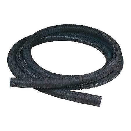 Vacuum Hose, 20 ft L, Black, Neoprene MPN:N661