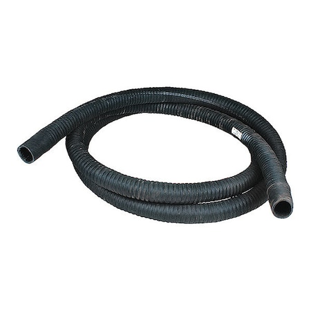 Vacuum Hose, 20 ft L, Black, Neoprene MPN:N662