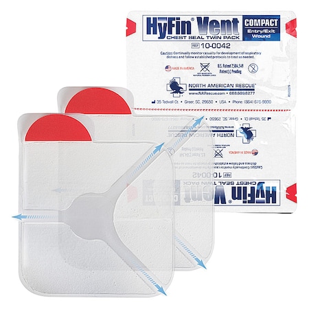 Vented Chest Seal, 6 5/8