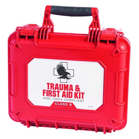 Trauma and First Aid Kit, Nylon Hard Case, 209 Components MPN:80-1034