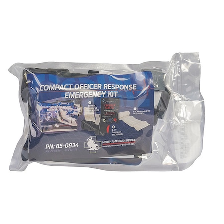 First Aid Trauma Kit, Blue/Clear MPN:85-0834