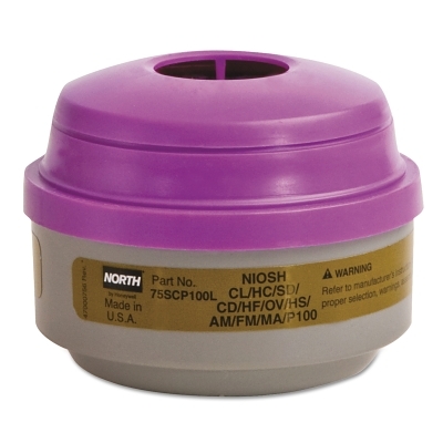 Defender Respirator Cartridge w/P100 Filter Low MPN:75SCP100L