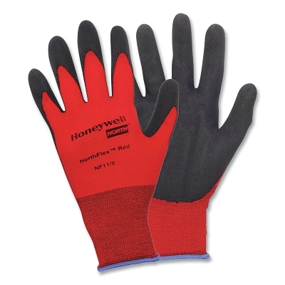Northflex Red Nylon/Foampvc Glove 9L 15 Gauge MPN:NF11/9L
