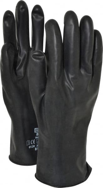 Chemical Resistant Gloves: Size Large, 13.00 Thick, Butyl, Unsupported, MPN:B131/9