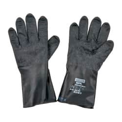 Chemical Resistant Gloves: Size Large, 13.00 Thick, Butyl, Unsupported, MPN:B131R/9