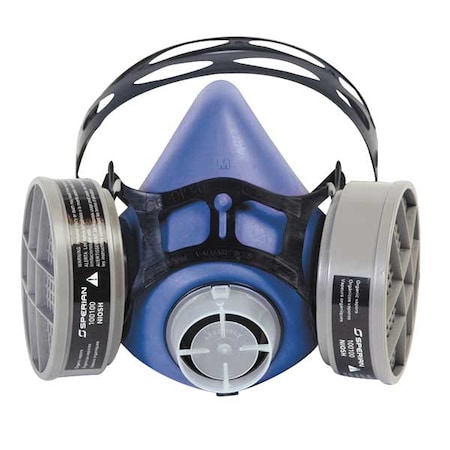 Half Mask Respirator, S-Series, Threaded, Size, M 0 Cartridges Included MPN:302500