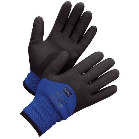 Cut-Resistant Coated Gloves, Cut Level 2, PVC, Sandy, M 1 PR MPN:NF11HD/8M
