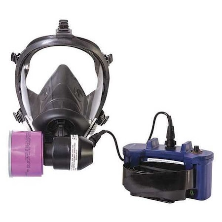 PAPR System, PR500, Full Face PAPR System, Mask-Mount, 5 point head strap, M MPN:PR501M