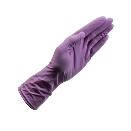 PowerCoat, Disposable Gloves, Tri-Polymer, 5 mil, Powder-Free, Textured Grip, Purple, L, 100 PK MPN:PSD-TRIP-L
