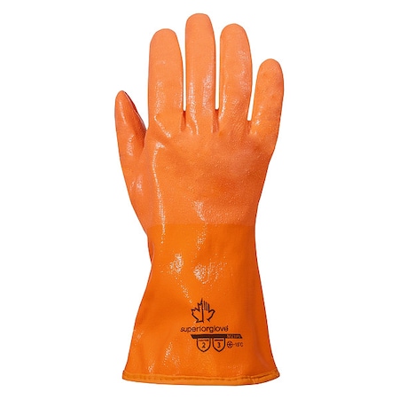 NS230PU Chemical Resistant Gloves, Polyurethane, 12 in L, 2.76 mm, Orange, 2XL, 1 PR MPN:NS230PU-2XL
