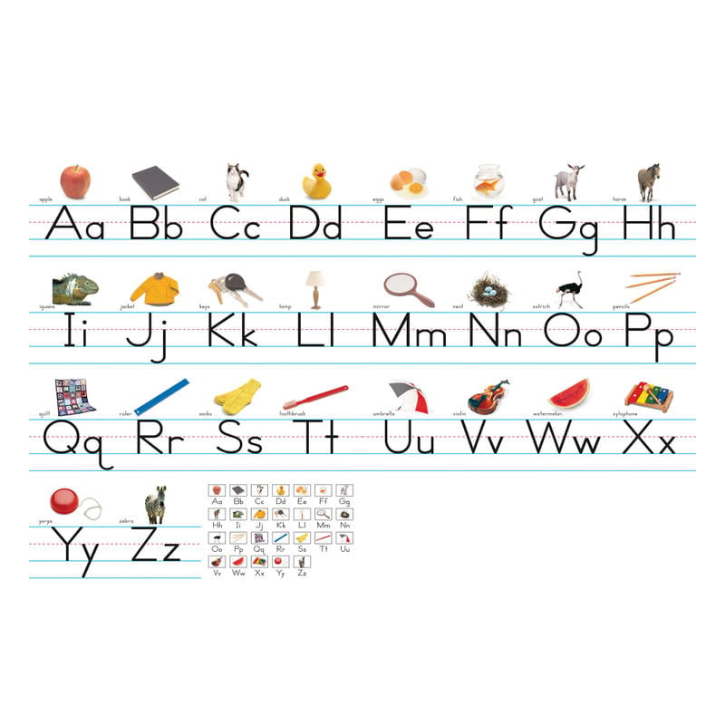 North Star Teacher Resources Photo Traditional Manuscript Alphabet Lines Bulletin Board Set, 7 5/8in X 14ft MPN:NST9009