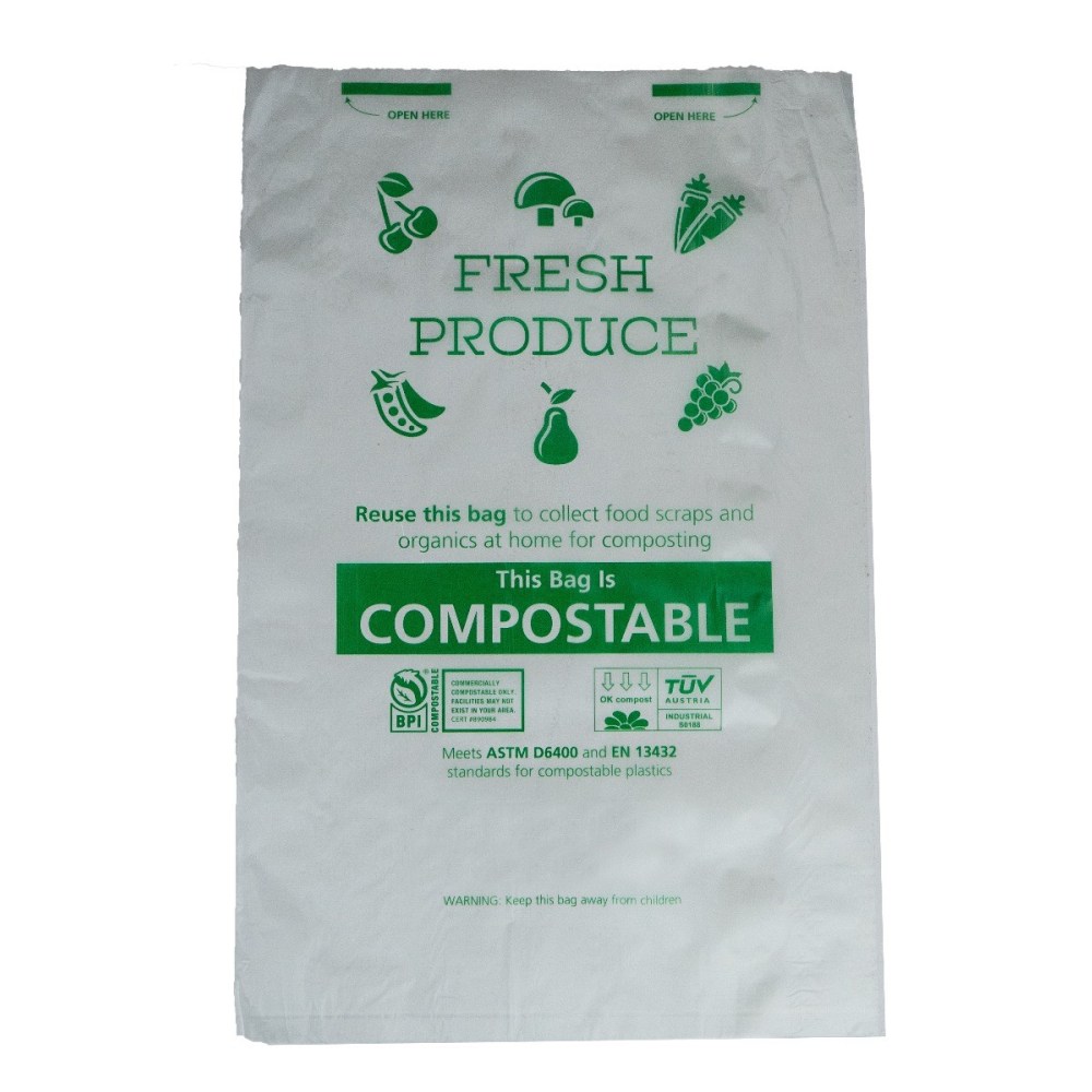 StalkMarket Produce Bags, 15in x 17in, Transparent, 300 Bags Per Roll, Case Of 4 Rolls MPN:NT1075-X-00006