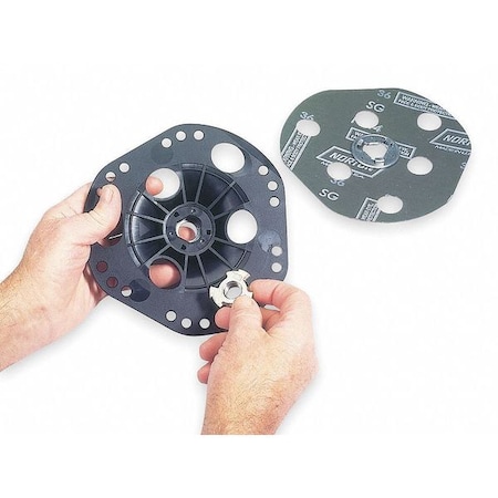 Fiber Disc Backup Pad, 5 in Dia, Hard MPN:63642502517