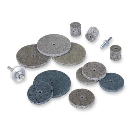 Unitized Wheel, 3 in Dia, 1/4 in Connect MPN:66261058859