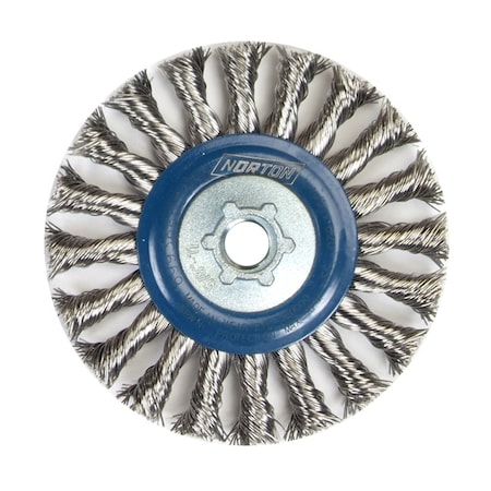 Wire Wheel Brush, SS, 4-1/2 x 5/8-11 MPN:69936653333