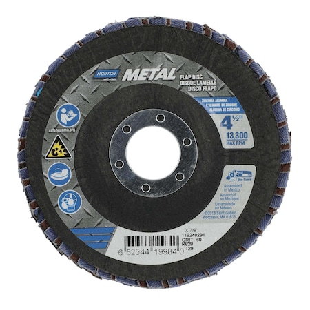 Flap Disc 4-1/2 X 7/8 60G MPN:66254419984