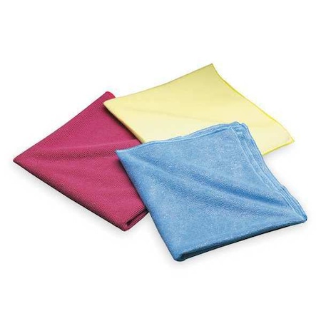 Cloth, Microfiber, Yellow, 16 x 16 In, PK20 MPN:07660705301