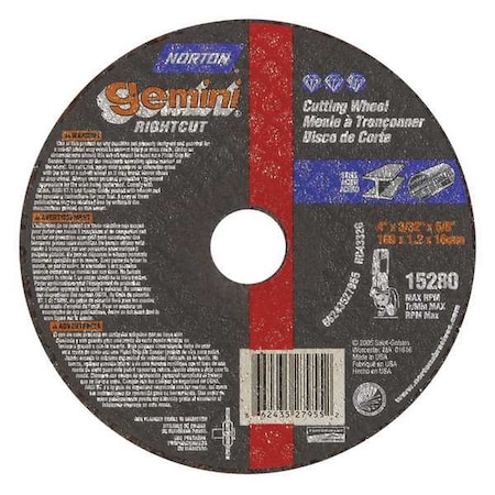 4 X 3/32 X 5/8GEMINI Rightcut MPN:66243527955