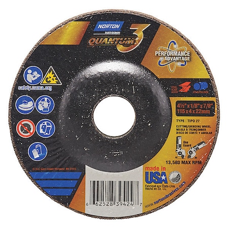 SG24U-4-1/2X1/8X7/8-T27NOR-QUANTUM3 MPN:66252839424