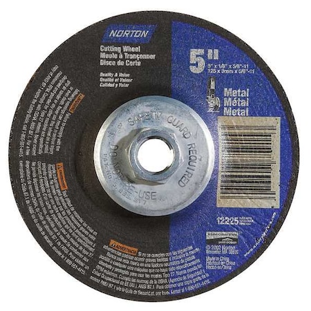 5X1/8X5/8-11 Type 27 Depressed Center Wheel MPN:66252843615