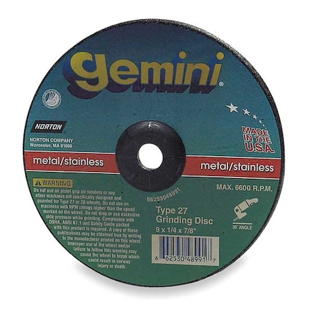 7X1/4X7/8 Reinforced Raised Hub Type 27 MPN:66252940098