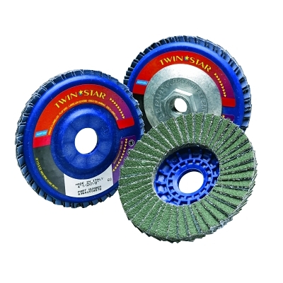 Twin Star 7X5/8-11 TYPE27 Flap Disc 40 Grit MPN:63642536150